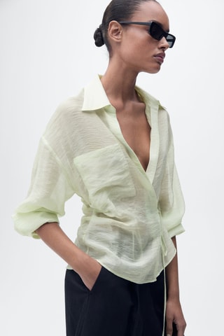 Chemisier - Vert d'eau