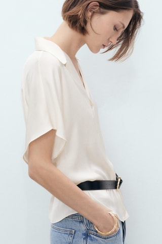 Chemisier - Blanc cassé