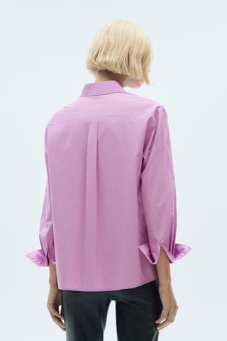 Chemise Lyocell boutons - Fuchsia