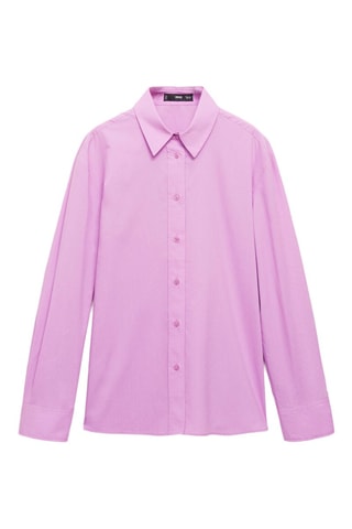 Chemise Lyocell boutons - Fuchsia