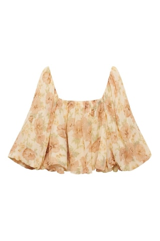 Blouse à dos ouvert - Ecru