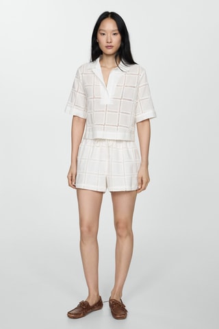 Short Squared - Blanc cassé