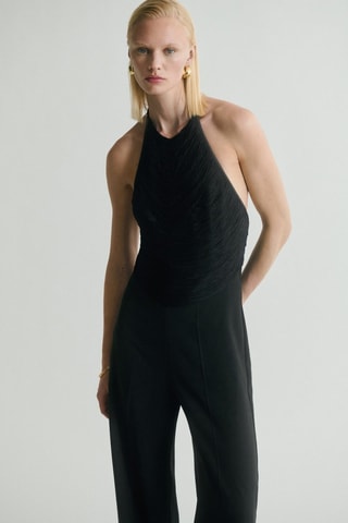 Combinaison à emmanchures américaines - Noir