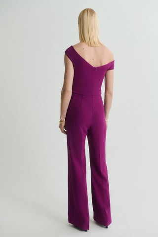 Combinaison à col asymétrique - Violet