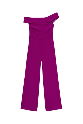 Combinaison à col asymétrique - Violet