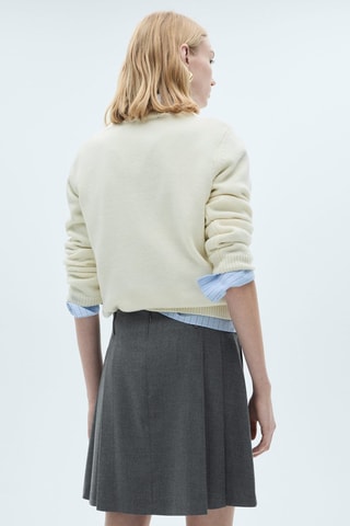 Minijupe plissée - Gris