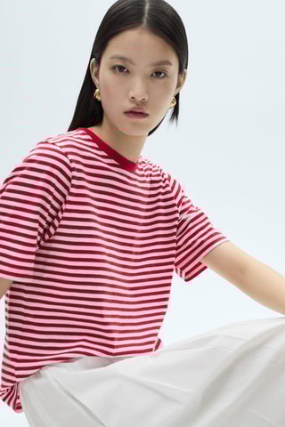 Jupe plissée coton - Blanc