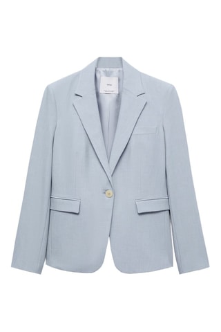 Blazer costume cintré - Bleu ciel
