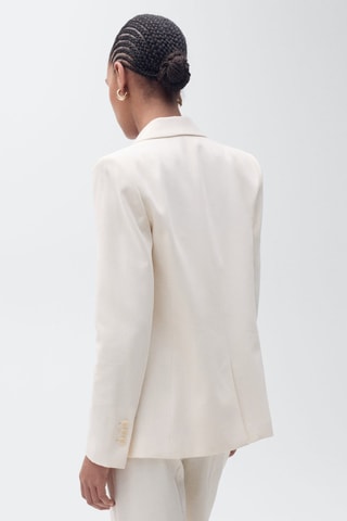 Blazer costume droit - Ecru