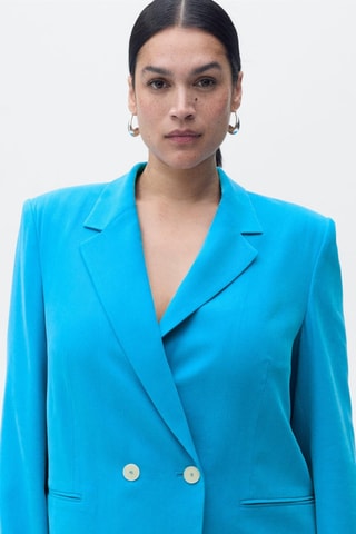 Blazer costume droit - Bleu