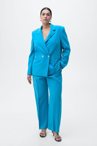 Blazer costume droit - Bleu