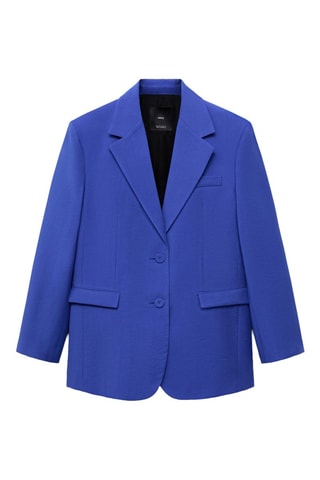 Blazer costume structuré - Bleu