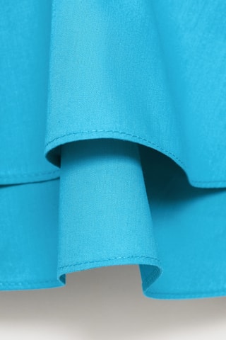 Top bustier coton - Bleu