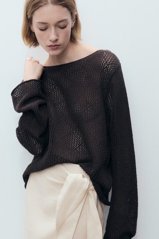 Jupe paréo lin - Gris clair