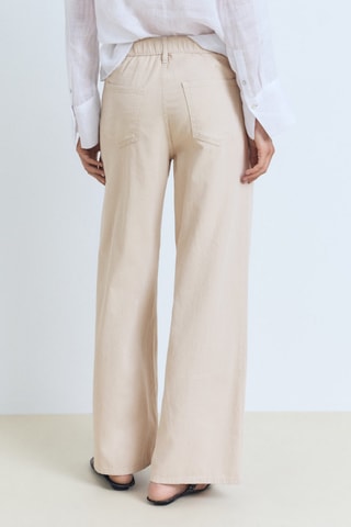 Pantalon droit denim taille normale - Sable