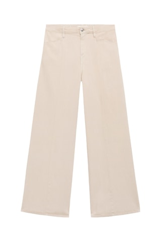 Pantalon droit denim taille normale - Sable