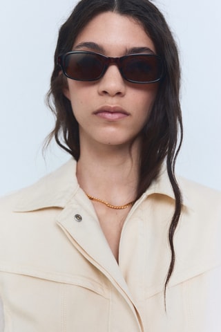 Gilet effet denim - Ecru