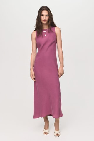 Robe longue modal - Rose