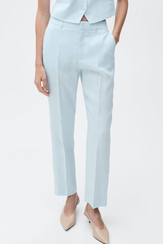 Pantalon de costume lin - Bleu clair