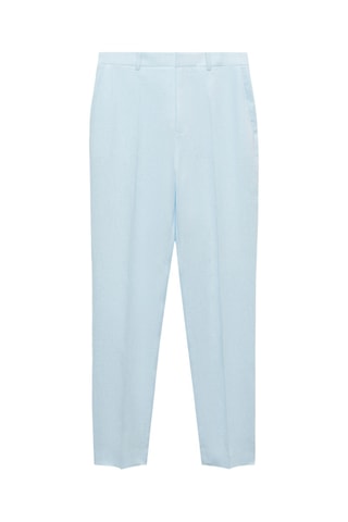Pantalon de costume lin - Bleu clair
