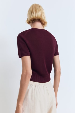 Pull court à manches courtes - Bordeaux