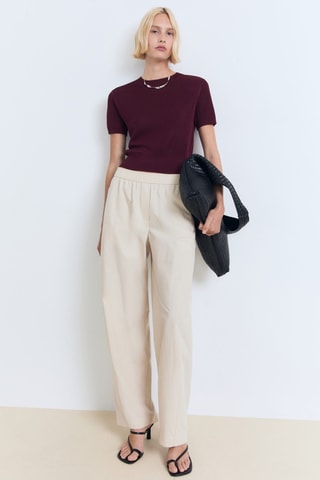 Pull court à manches courtes - Bordeaux