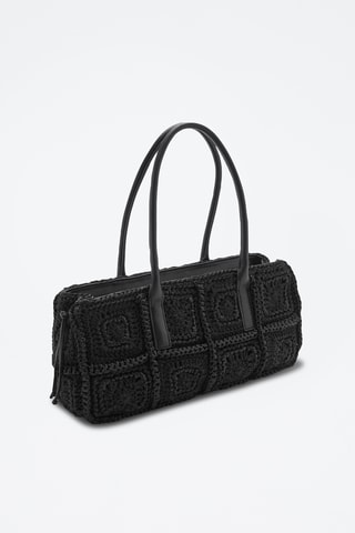 Sac porté épaule crochet - Noir