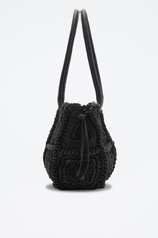Sac porté épaule crochet - Noir