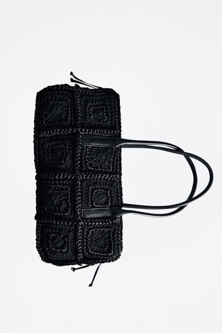 Sac porté épaule crochet - Noir