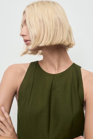 Robe évasé à godets - Kaki