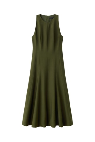 Robe évasé à godets - Kaki