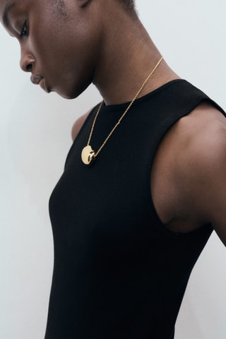 Top maille fine - Noir