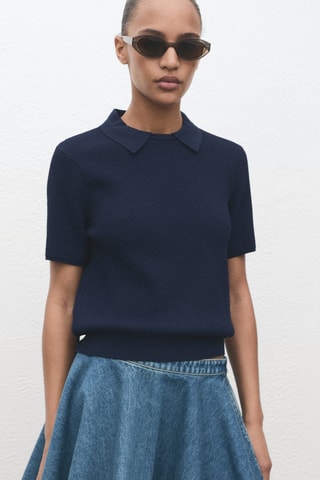 Jupe courte denim - Bleu