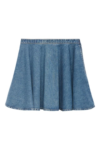 Jupe courte denim - Bleu