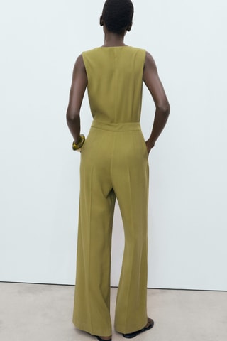 Combinaison à poches - Vert