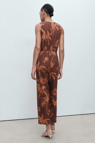 Mono lyocell découpé nœud - Marron