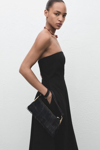 Robe longue bustier - Noir