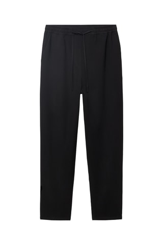 Pantalon fluide cordon - Noir