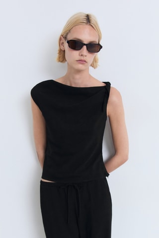 Pantalon droit cordon - Noir