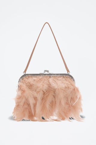 Sac plumes anse courte - Nude
