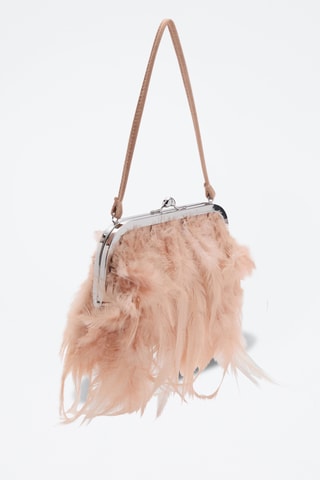 Sac plumes anse courte - Nude