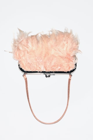 Sac plumes anse courte - Nude