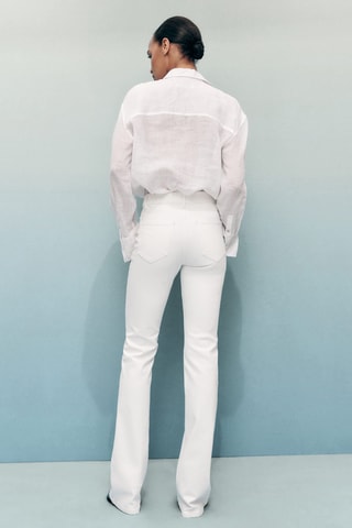 Jeans Fiona Flare Cut Normale Taille - Wit