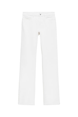 Jeans Fiona Flare Cut Normale Taille - Wit