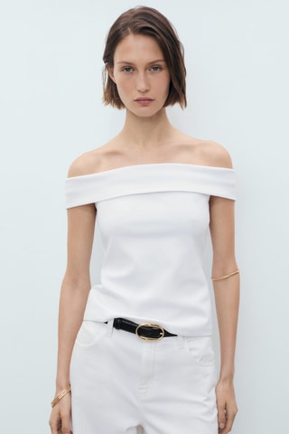 Top bustier - Blanc