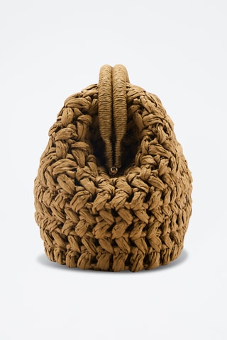 Pochette en fibre naturelle - Olive