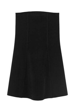 Top bustier maille - Noir