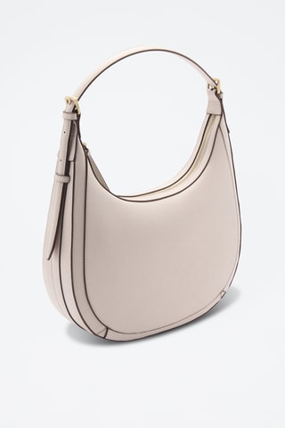 Sac porté épaule ovale - Blanc cassé