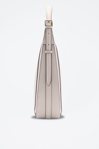 Sac porté épaule ovale - Blanc cassé