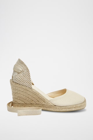 Espadrilles compensées - Ecru